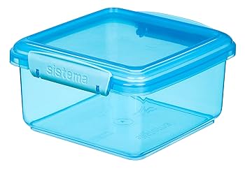 Amazon｜システマ ランチプラス 1.2L ブルー Sistema お弁当箱